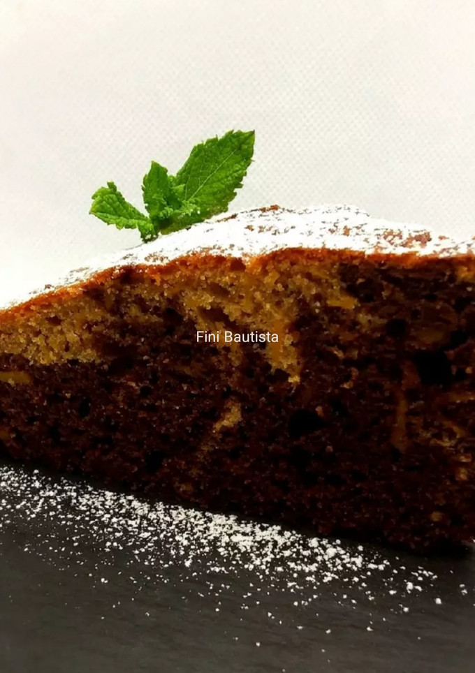Una foto de Bizcocho de calabaza y chocolate
