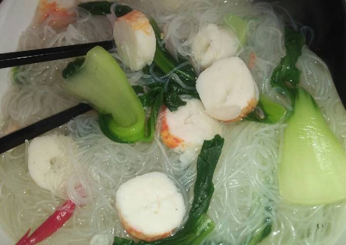 Ini dia! Cara mudah buat Soun kuah bening 🍜  sedap