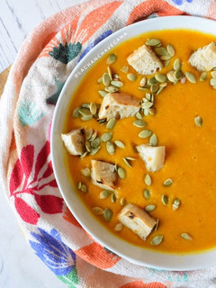Una foto de Crema de Zapallo - Vegan