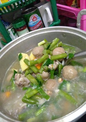 Foto resep Sop bakso #BikinRamadanBerkesan