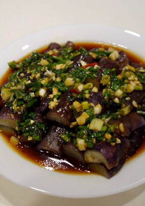 蒜香茄子（川燙版） 的食譜成品照片