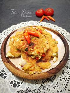 Foto resep Telur Dadar Tahu Pedas