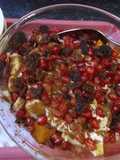Macedonia de frutas de invierno