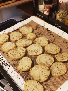 Une photo de Patate douce roses au four