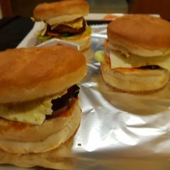 A picture of Paneer Aloo Tikki Burger.