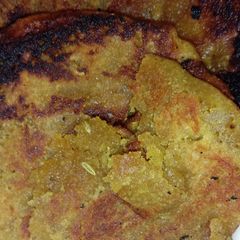 A picture of Jaggery Malpua.