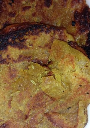 A picture of Jaggery Malpua.