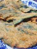 Crispy palak pakorye