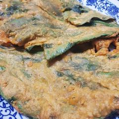 A picture of Crispy palak pakorye.