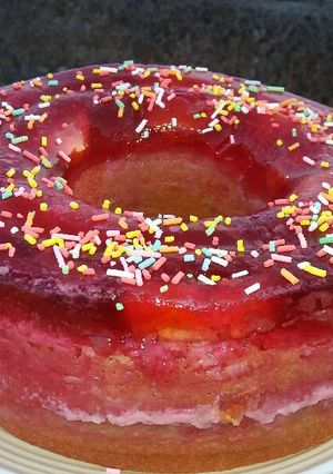 صورة لوصفة كيكة الجلي 🍰🍨