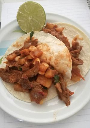 Una foto de Guiso taquero a la cerveza😋