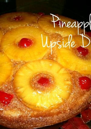 A picture of Pineapple upside down cake.
