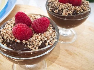 Avocado raspberry Chocolate Mousse