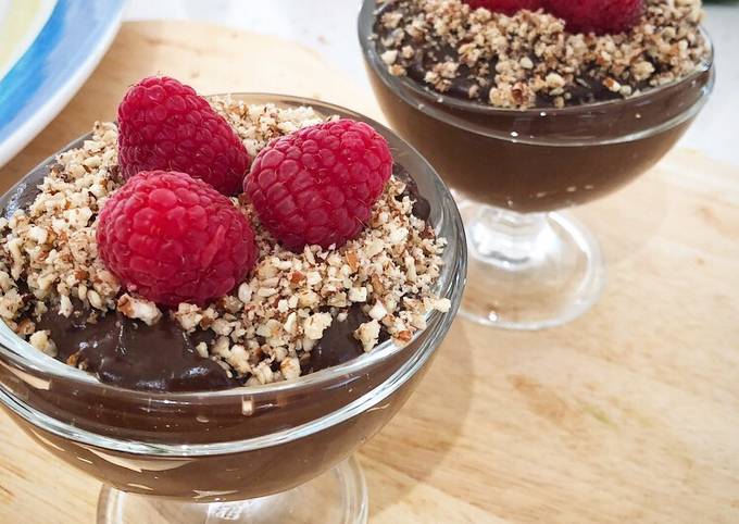 Avocado raspberry Chocolate Mousse