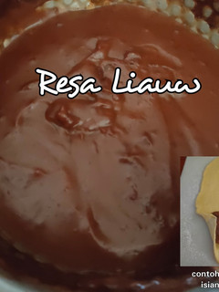 Foto resep Vla Cokelat Kopi with Rhum • isi Roti / Sus / Donat