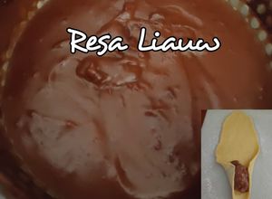 Foto resep Vla Cokelat Kopi with Rhum • isi Roti / Sus / Donat