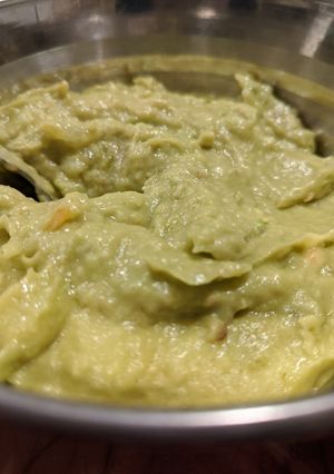 A picture of Avocado Chutney (South Indian Style).