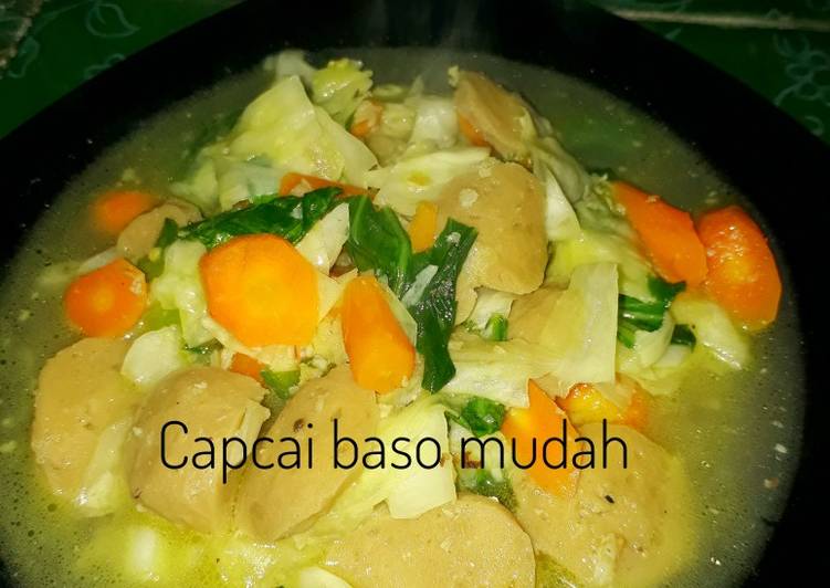 Cara Membuat Capcai baso mudah yang Sempurna