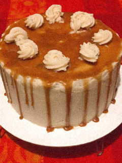 Una foto de Pastel de manzana con canela