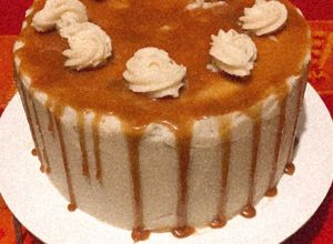 Una foto de Pastel de manzana con canela