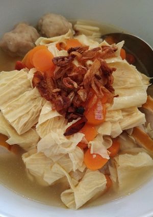 Foto resep Sup Kembang Tahu Bakso