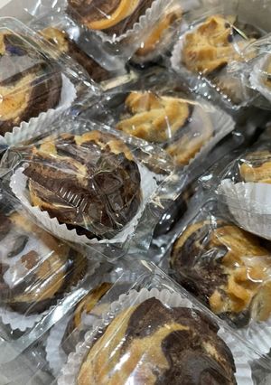 Foto resep Soes marmer vla coklat