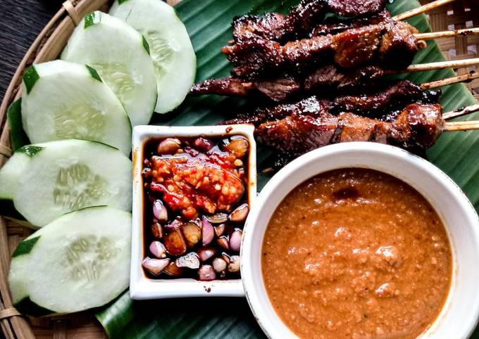 Resep gampang buat Sate Daging Sapi untuk Hari Raya yang menggugah selera