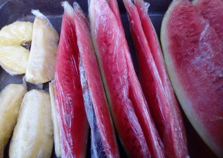 Easiest Way to Make Award-winning Simple cut fruit