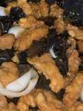 Sauté poulet croustillant au wok