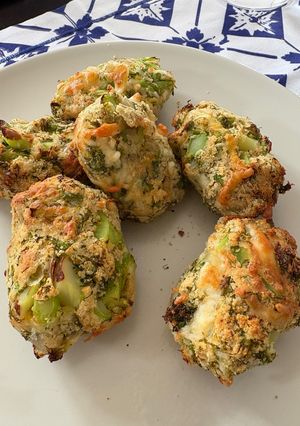 Una foto de Croquetas de brócoli y queso