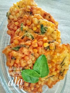 Foto resep Bakwan jagung ala manado
