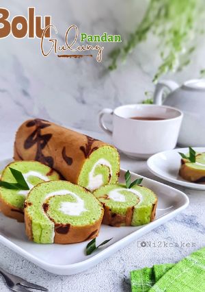Foto resep Bolu Gulung Pandan Panggang Otang