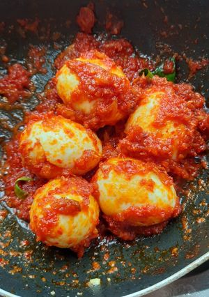 Foto resep Telur balado mudah enak