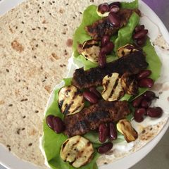 Kebab tortilla A picture of Kebab tortilla.
