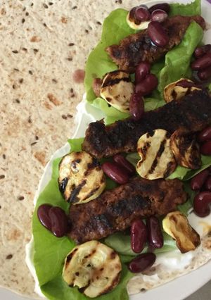 A picture of Kebab tortilla.