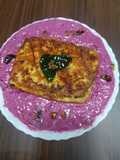 Healthy Grilled Paneer With Beetroot Raita
