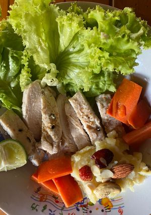 รูปของ สเต๊กอกไก่(คลีน)