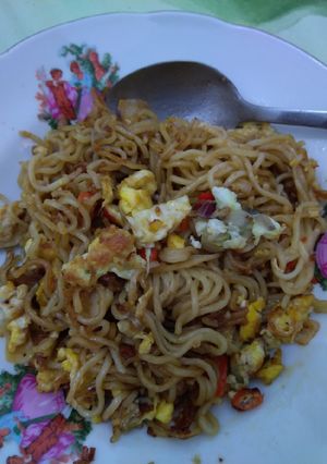 Foto resep Mie goreng orak arik rumahan