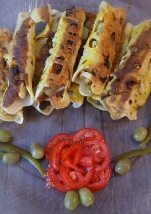 عکسی از دستور بورک مرغ لذیذ