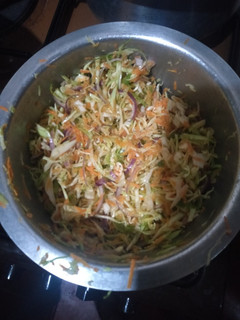 A picture of Steamed cabbage.