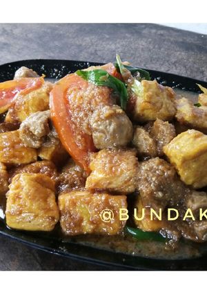 Foto resep Semur Tahu Bakso ala bundakeia #pr_anekasemur