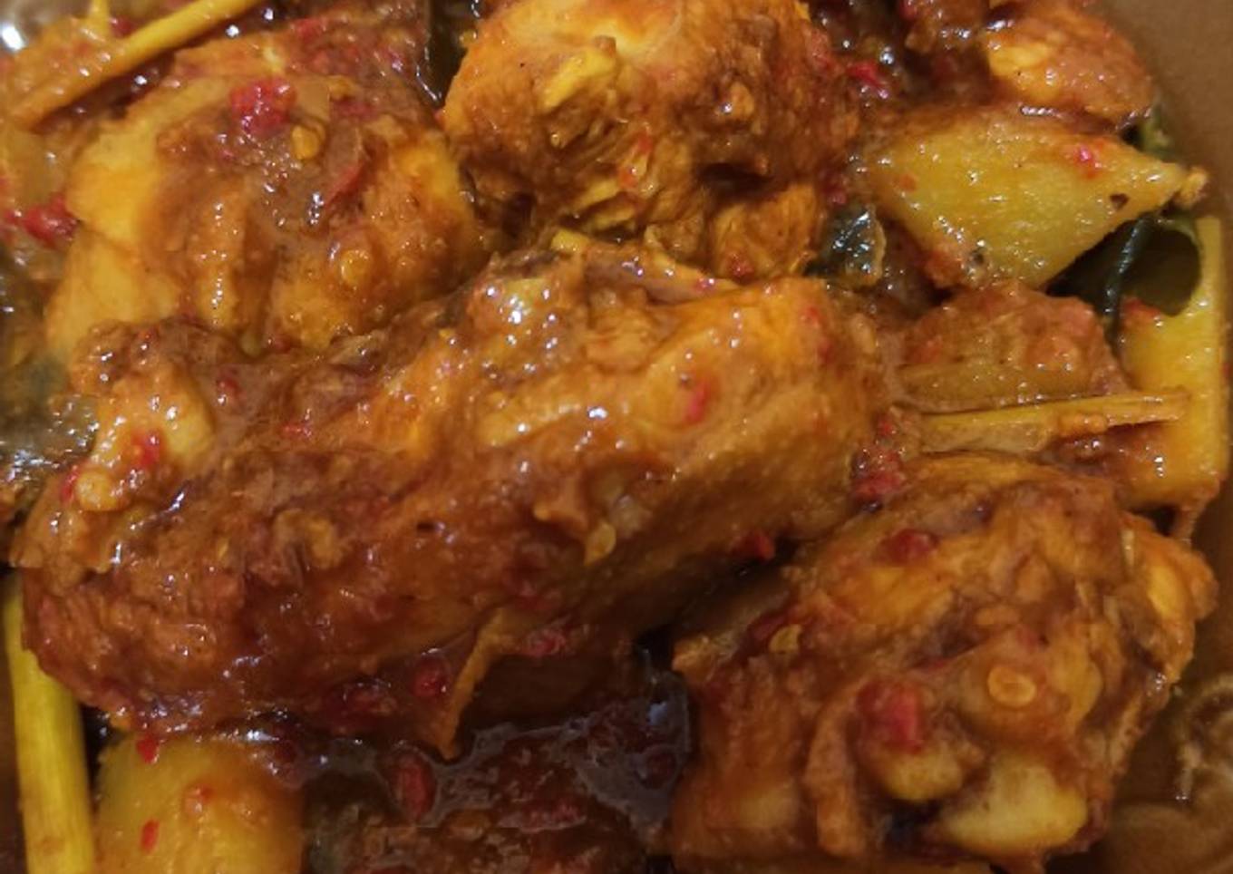 Bagaimana Membuat Rendang Ayam Kentang (ala saya) Anti Gagal
