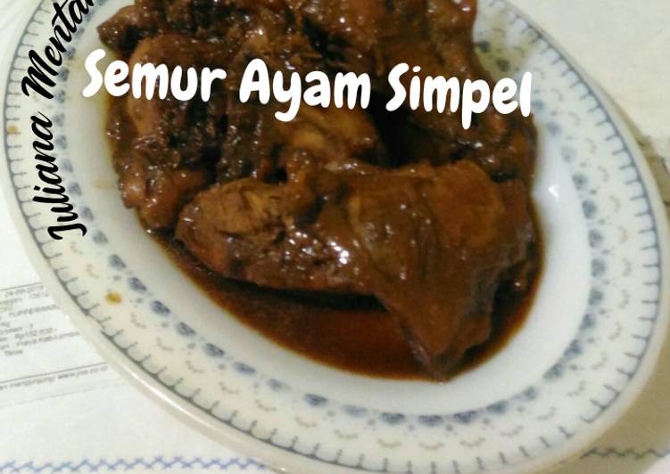 Resep Semur Ayam Simple // #Mudik Online 😥 Anti Gagal