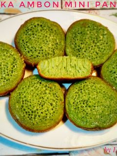 Foto resep 10. Bika Ambon Mini Pandan