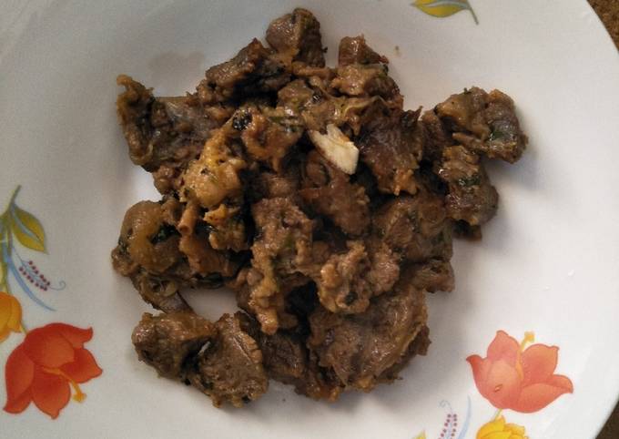 Fried beef