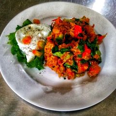 A picture of Bread Umpa and Island Poached Egg.