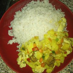 A picture of Turmeric vegetable sauce.
