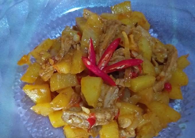 Resep Balado kentang Frozen food Anti Gagal