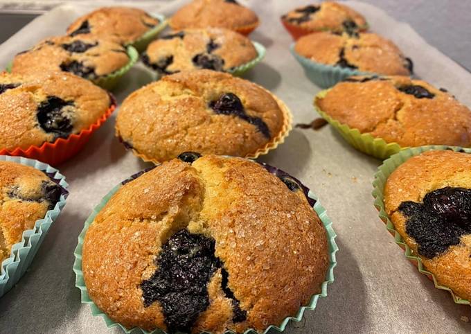 Muffins aux fruits rouges 🍵🧁