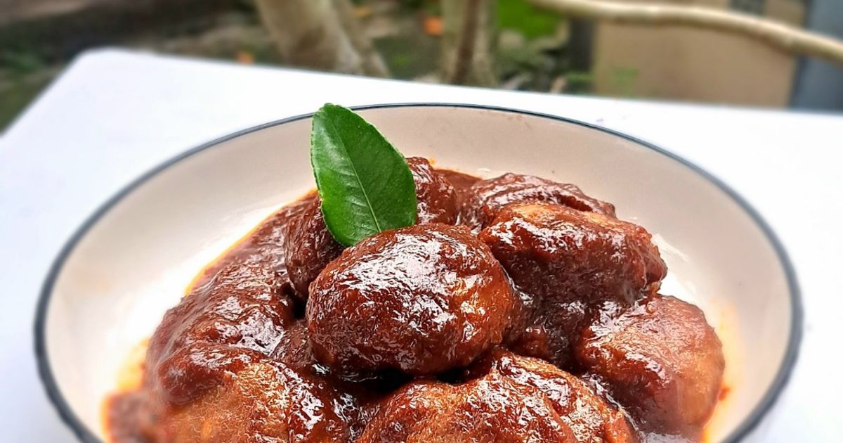 Semur Perkedel Ikan Tongkol
